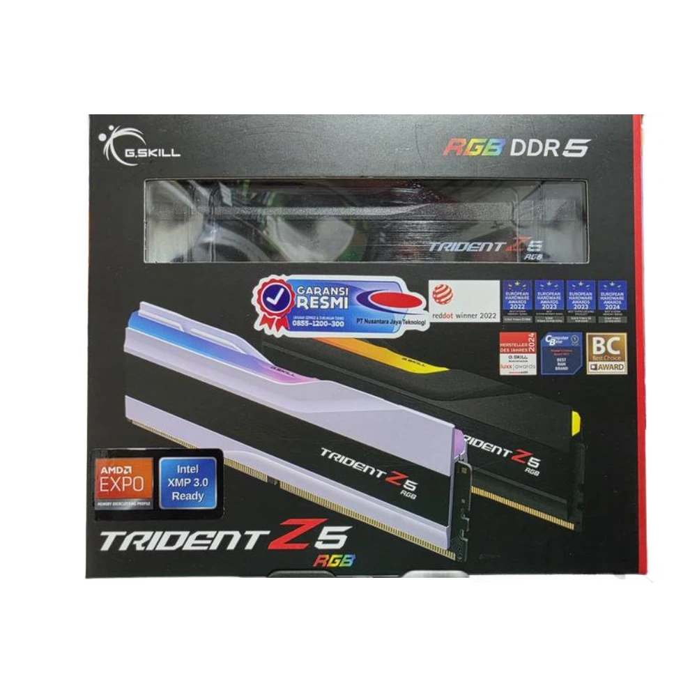 GSKILL Desktop Ram 32GB DDR5 6000 MHz (16GBx2) (TRIDENT Z5 RGB)